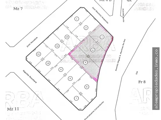 Terreno de 1 ambiente en venta en PUNTA MOGOTES