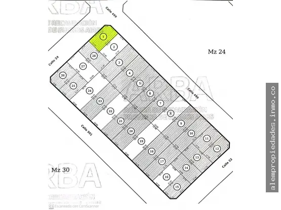 Terreno de 1 ambiente en venta en LOS ACANTILADOS