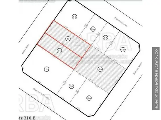 Terreno de 1 ambiente en venta en PRIMERA JUNTA