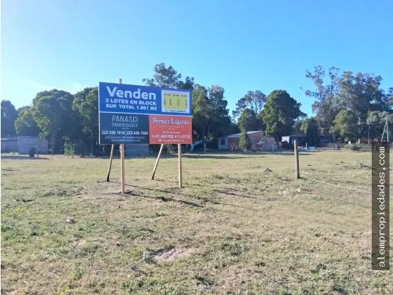 Terreno de 1 ambiente en venta en SANTA ROSA DEL MAR DE PERALTA RAMOS