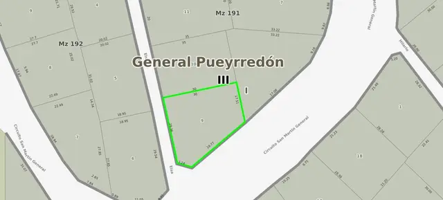 Terreno en venta en DON BOSCO