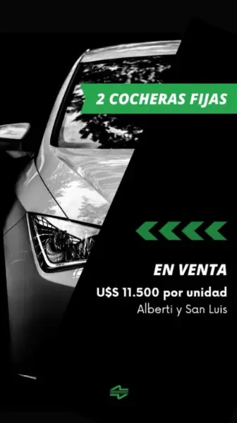 Cochera en venta en RIVADAVIA BERNARDINO