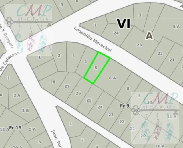 Terreno en venta en ZACAGNINI JOSE MANUEL
