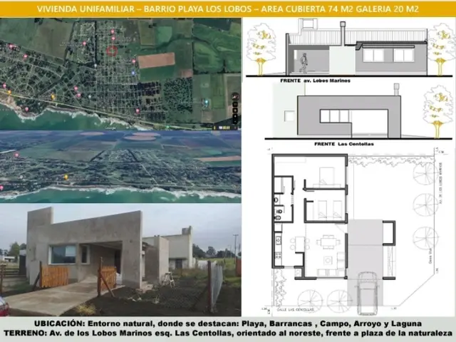 Casa de 3 ambientes en venta en PLAYA LOS LOBOS