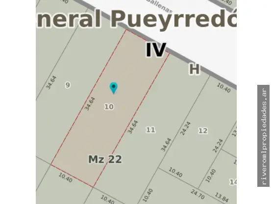 Terreno de 1 ambiente en venta en PLAYA LOS LOBOS