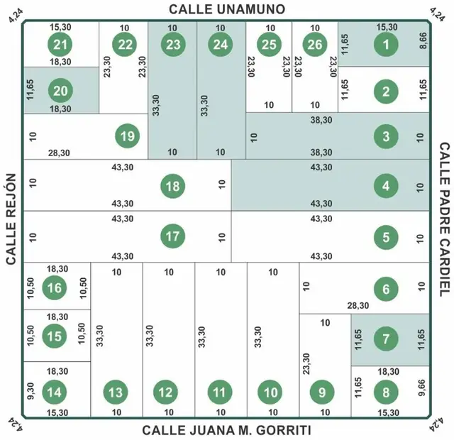 Terreno en venta en LOS PINARES