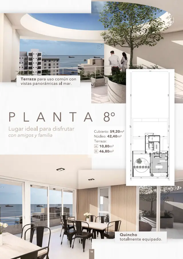 Departamento de 2 ambientes en venta en PARQUE LURO