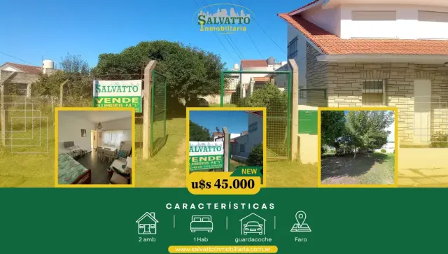 Departamento de 2 ambientes en venta en Faro Norte