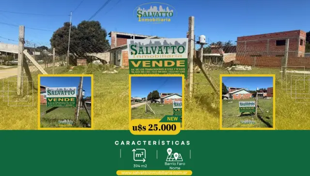 Terreno en venta en Faro Norte