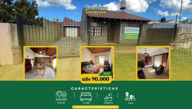 Casa de 5 ambientes en venta en Faro Norte