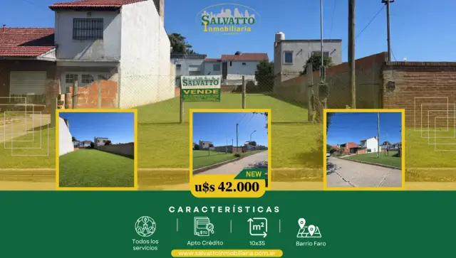 Terreno en venta en Faro Norte