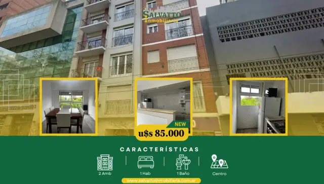 Departamento de 2 ambientes en venta en La Perla