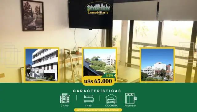 Departamento de 2 ambientes en venta en Punta Mogotes