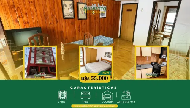 Departamento de 2 ambientes en venta en Punta Mogotes