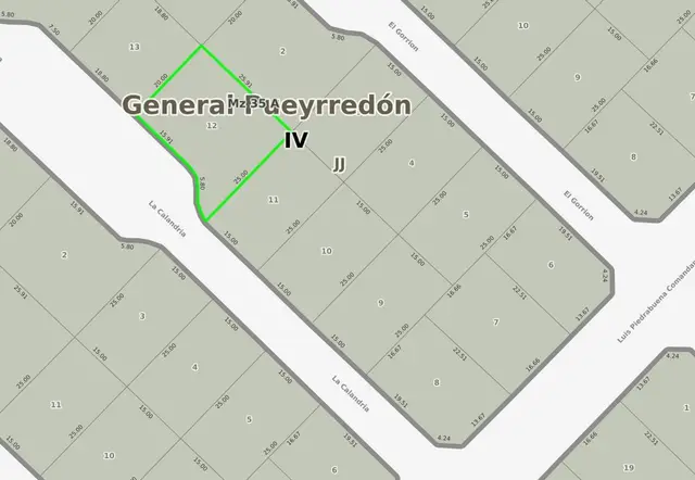 Terreno en venta en Centro