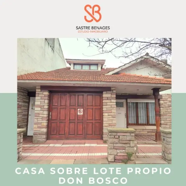 Casa de 4 ambientes en venta en DON BOSCO