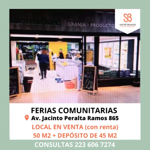 Local en venta en PERALTA RAMOS OESTE