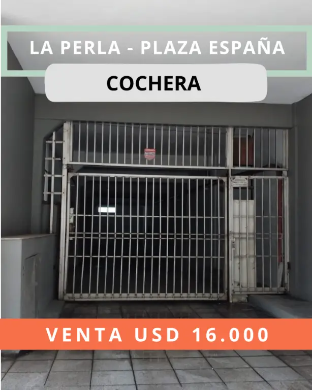 Cochera en venta en LA PERLA
