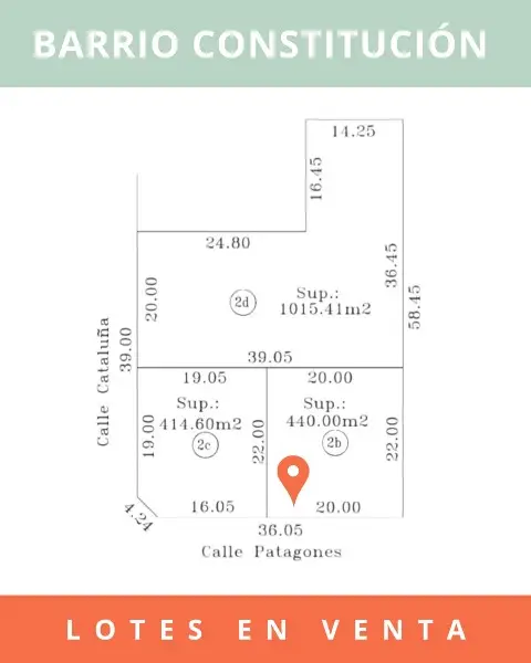 Terreno en venta en CONSTITUCION