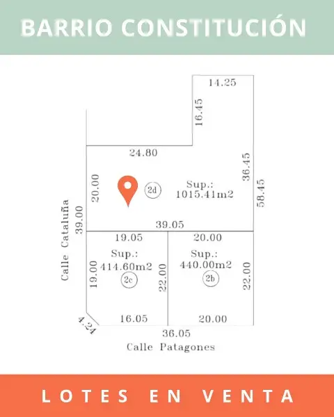 Terreno en venta en CONSTITUCION