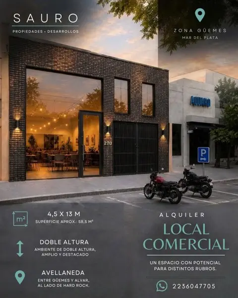 Local en alquiler en LOS TRONCOS