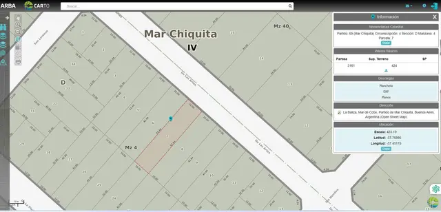 Terreno en venta en PARQUE CAMET